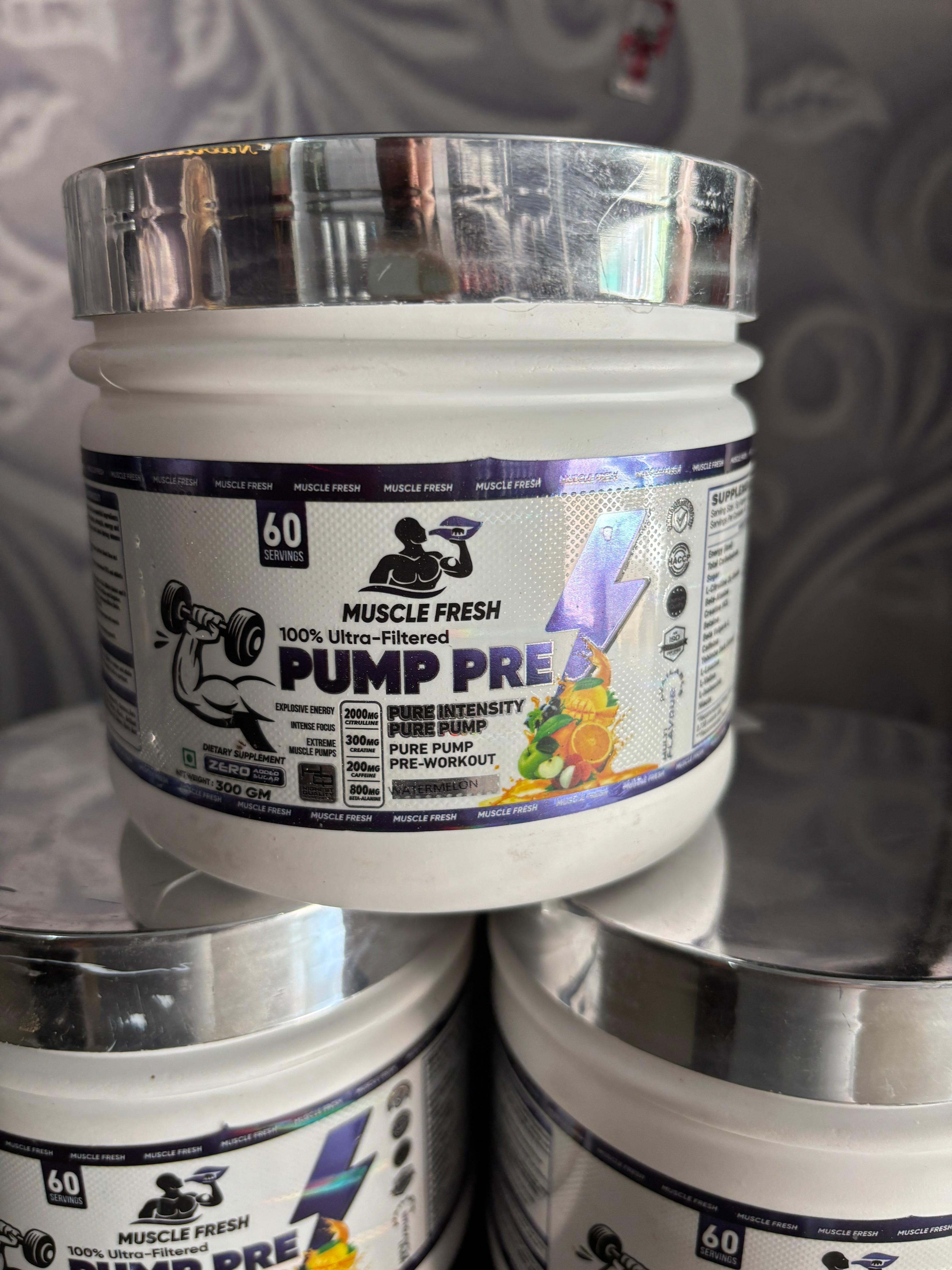 MuscleFresh Pump Pre-Workout Formula